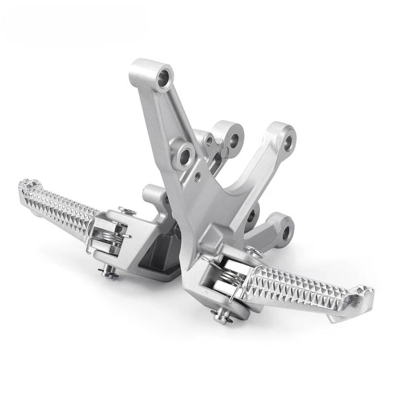 Motorcycle Footrests Motorrad-Vorderpedalbaugruppe/Passend for Yamaha MT-03 MT-25 YZF-R3 YZF-R25 2014-2023 Linke und rechte Fußrasten Aluminiumzubehör(1 Set Assembly) von Becwdvo