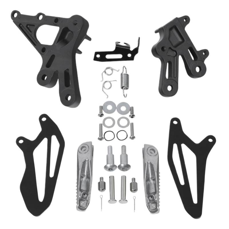 Motorcycle Footrests Motorrad Vorne Fahrer Fußrasten Fußstütze Pedale Halterung Set/Fit for Yamaha YZF R7 2022-2024 von Becwdvo