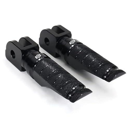 Motorcycle Footrests Motorrad Vorne Fußstützen Fußrasten Pedale/Fit for Yamaha MT-07 MT-07 Tracer GT MT-09 MT-09 SP MT-09 Tracer GT XSR700 XSR900(Black XSR Logo) von Becwdvo