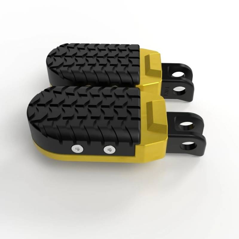 Motorcycle Footrests Motorrad verstellbare Fußstützen vorne/Fit for Indian FTR1200/S/R/Rally 2019 2020 2021 2022 2023 2024 Fußrasten Fußrasten Pedal(Tyle 2 Gold) von Becwdvo