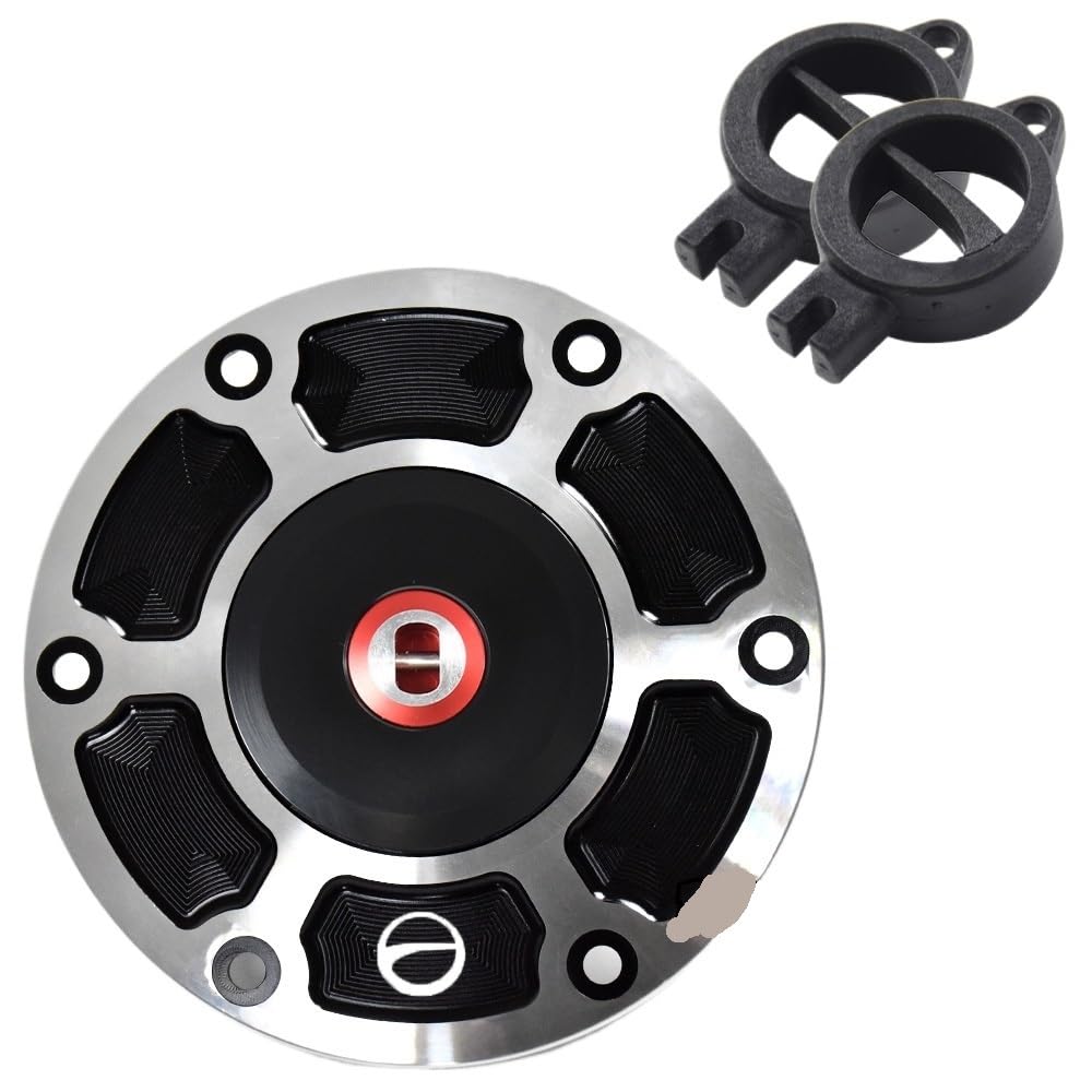 Motorcycle Gas Fuel Cap Motorrad-Motoröl-Einfülldeckel/Passend for BMW R1150GS R1150R 1999-2006 R1150RS R1150RT 2001-2005 Schlüsselverriegelungsstecker Kraftstofftankdeckel(Red Type-Key) von Becwdvo
