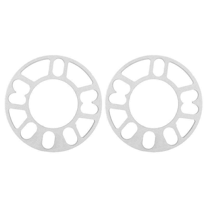 2 teilige 10 mm Spurverbreiterungen Distanzst¨¹cke aus Aluminiumlegierung Unterlegscheiben Universal Fit 4/5 Bolzenrad , for r?der und Zubeh?r von Bediffer