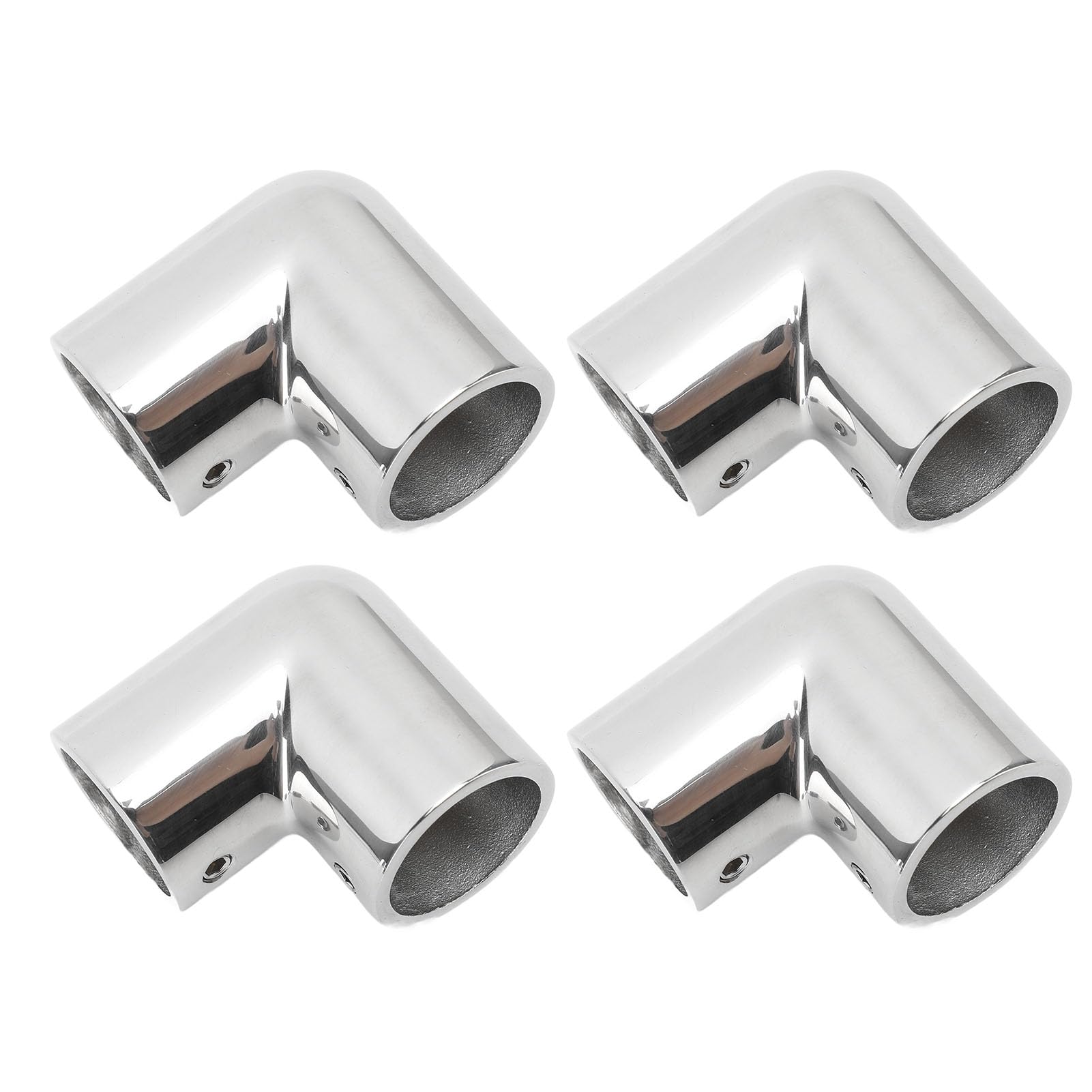 4PCS 2 Weg 90 Grad Boot Handlauf Fitting 25mm ID 316 Edelstahl Rohr Ellenbogen Joint Connector für Schiff Yacht von Bediffer