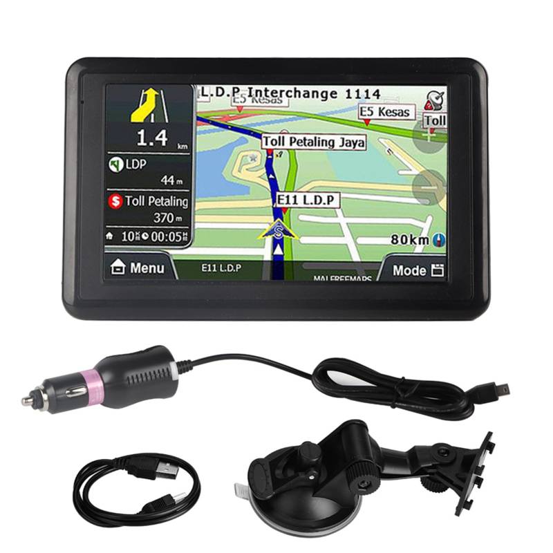 5 Zoll Touchscreen Autonavigator GPS Navigation mit DDR256M 8G MP3 FM Europakarte Universeller GPS Navigator von Bediffer