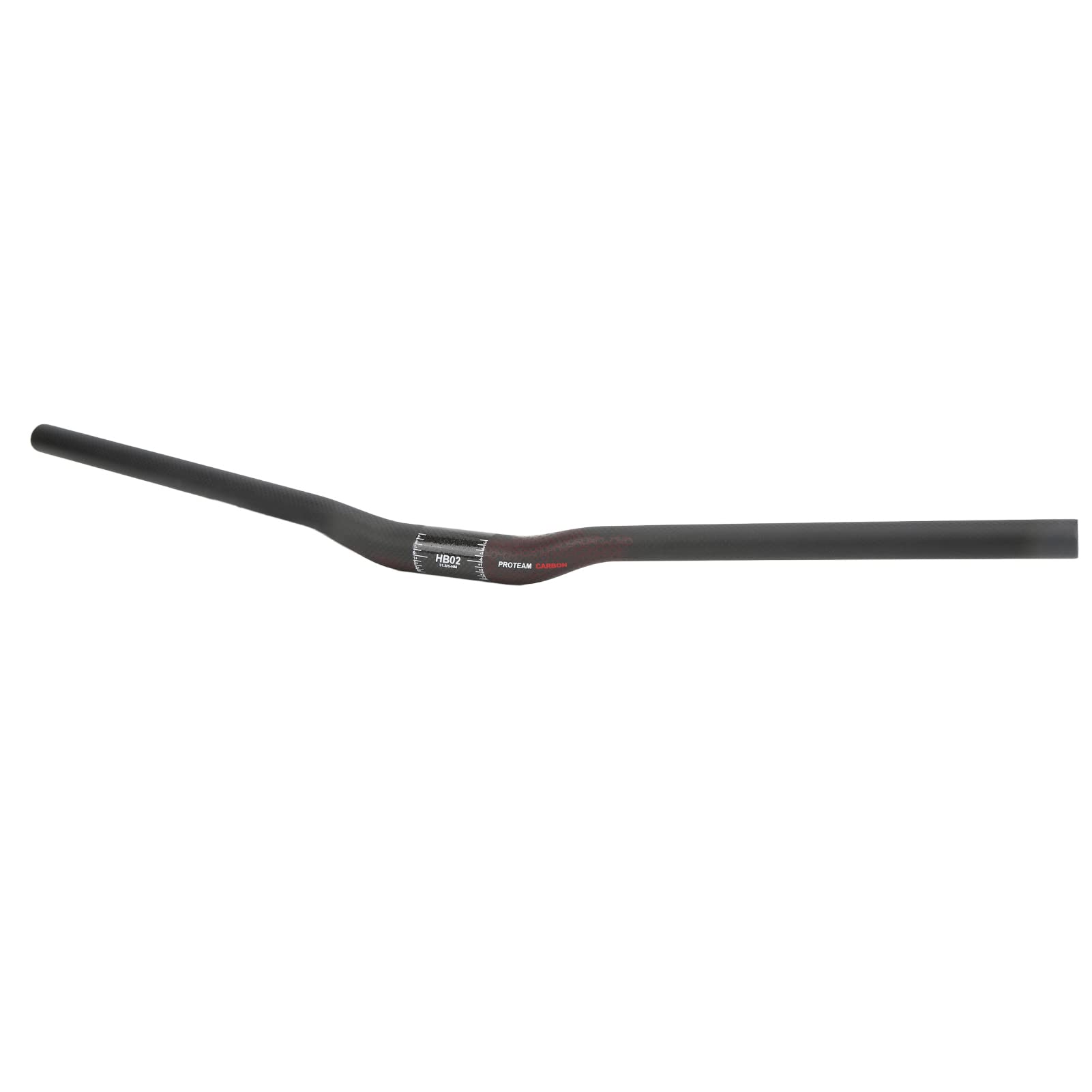 Bediffer 31,8 mm Riser Bars, Coole 3K-Carbonfaser-Konstruktion, praktischer Fahrrad-Riser-Lenker, 760 mm Gesamtlänge, verstärkte Bremsstange für Offroad-Bikes(Schlucken), Fahrradzubehör von Bediffer