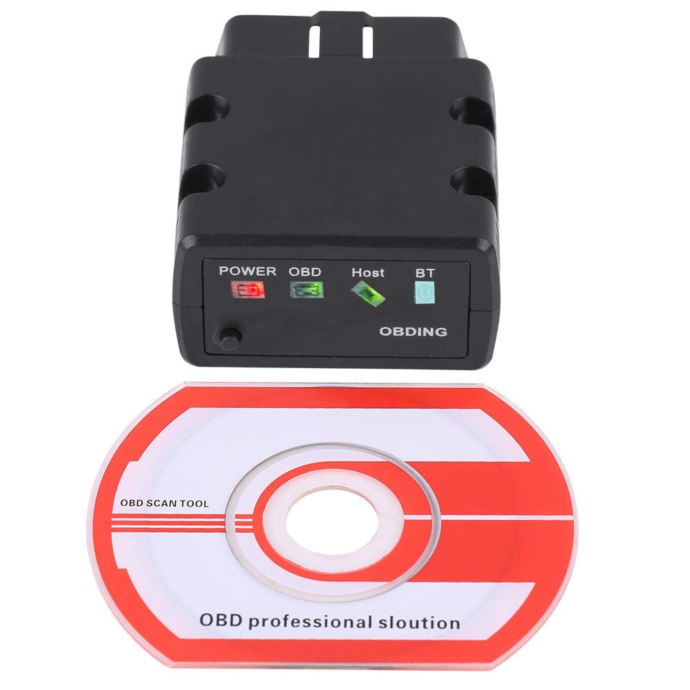Bluetooth 3.0 OBDII-Scanner KW902 OBDII-Autoscanner-Diagnosetool Fehlererkennung kompatibel mit Android Black(schwarz) von Bediffer
