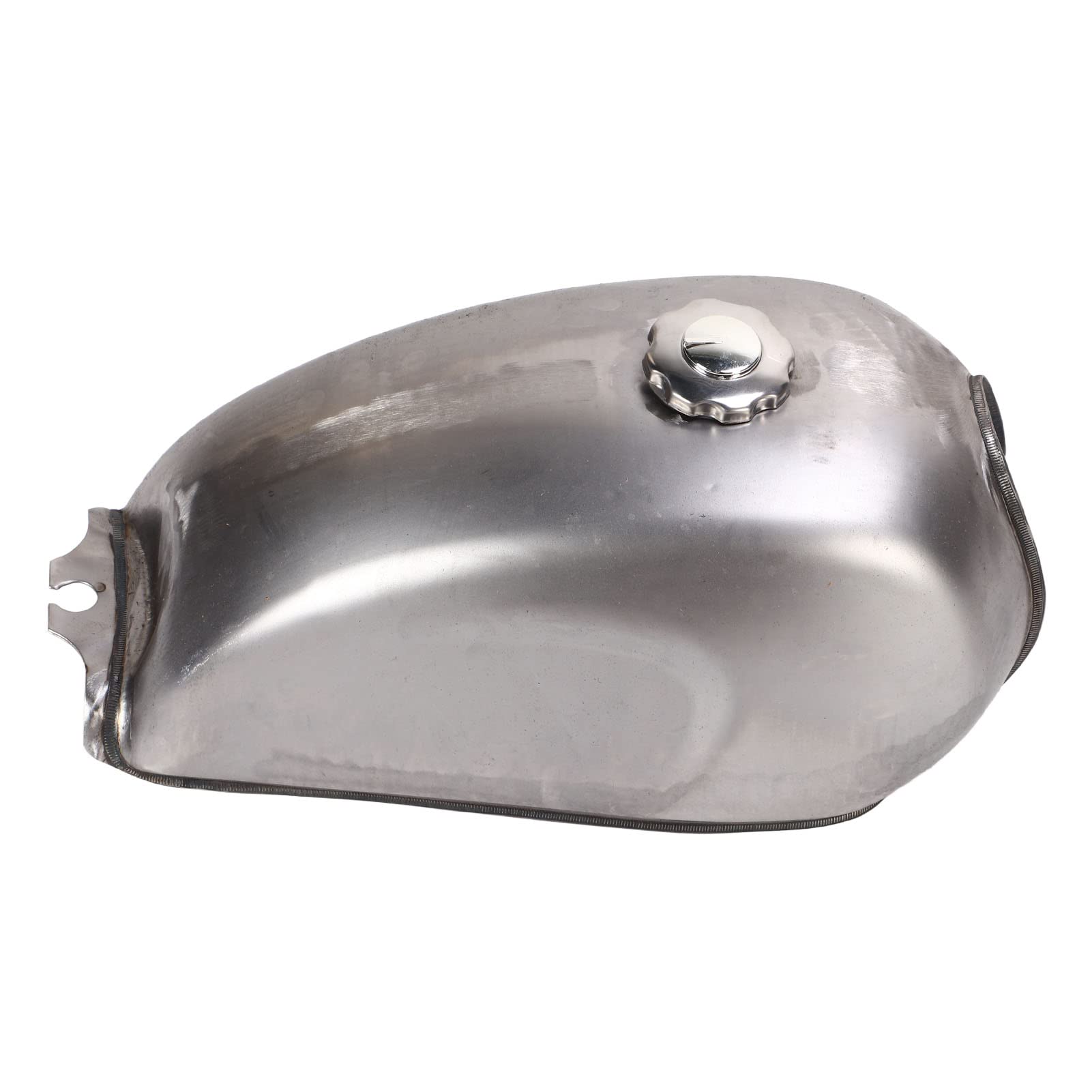 Motorrad intank , Retro Design , blankes Metall , vorgebohrte L?cher , 2 , 4 Gallonen Kraftstoff , intank , sportlicher Look Motorr?der , Tank Motorrad intank , Retro Design , blankes Metall , vorgebohrte L?cher , 2 , 4 Gallonen Kraftstoff , intank , sportlicher Look Motorr?der , Tank von Bediffer
