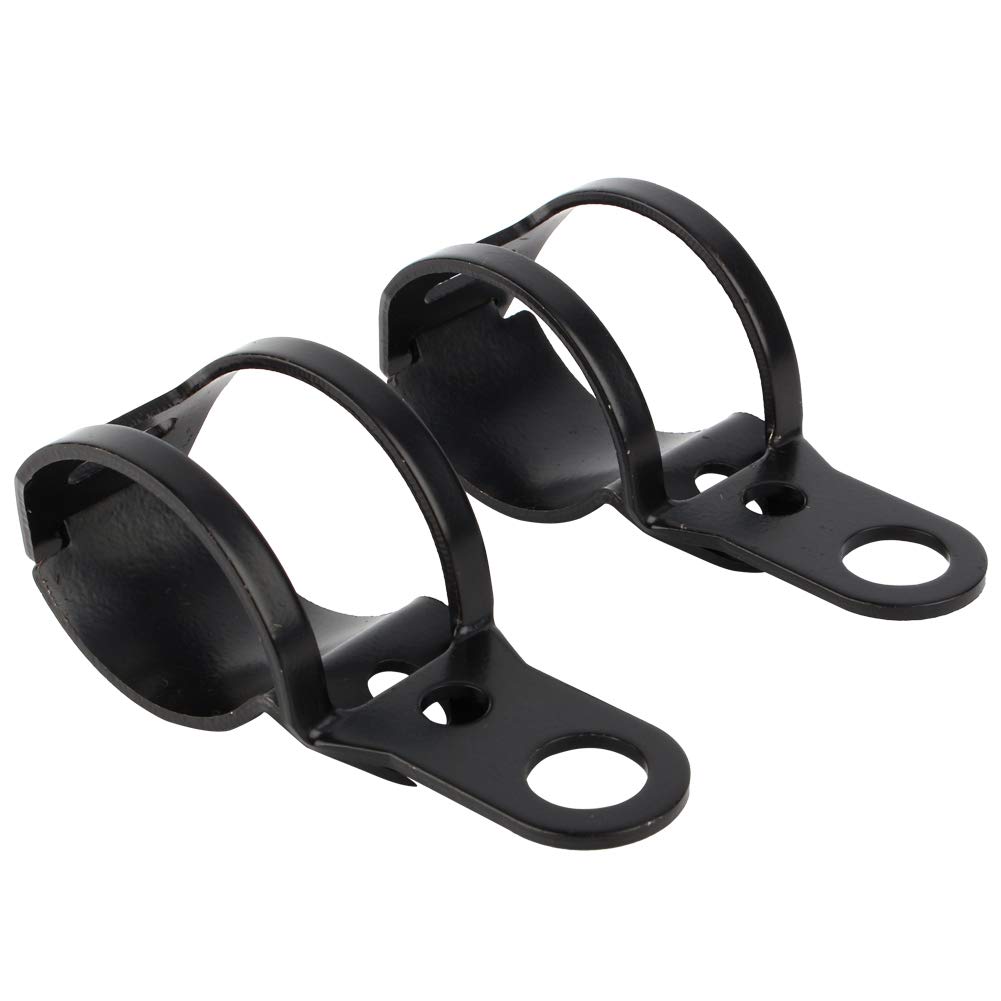 Motorrad Blinker Halterung , 30¨C43 Mm Blinker Umbau Gabelhalterungsklemme (schwarz) von Bediffer