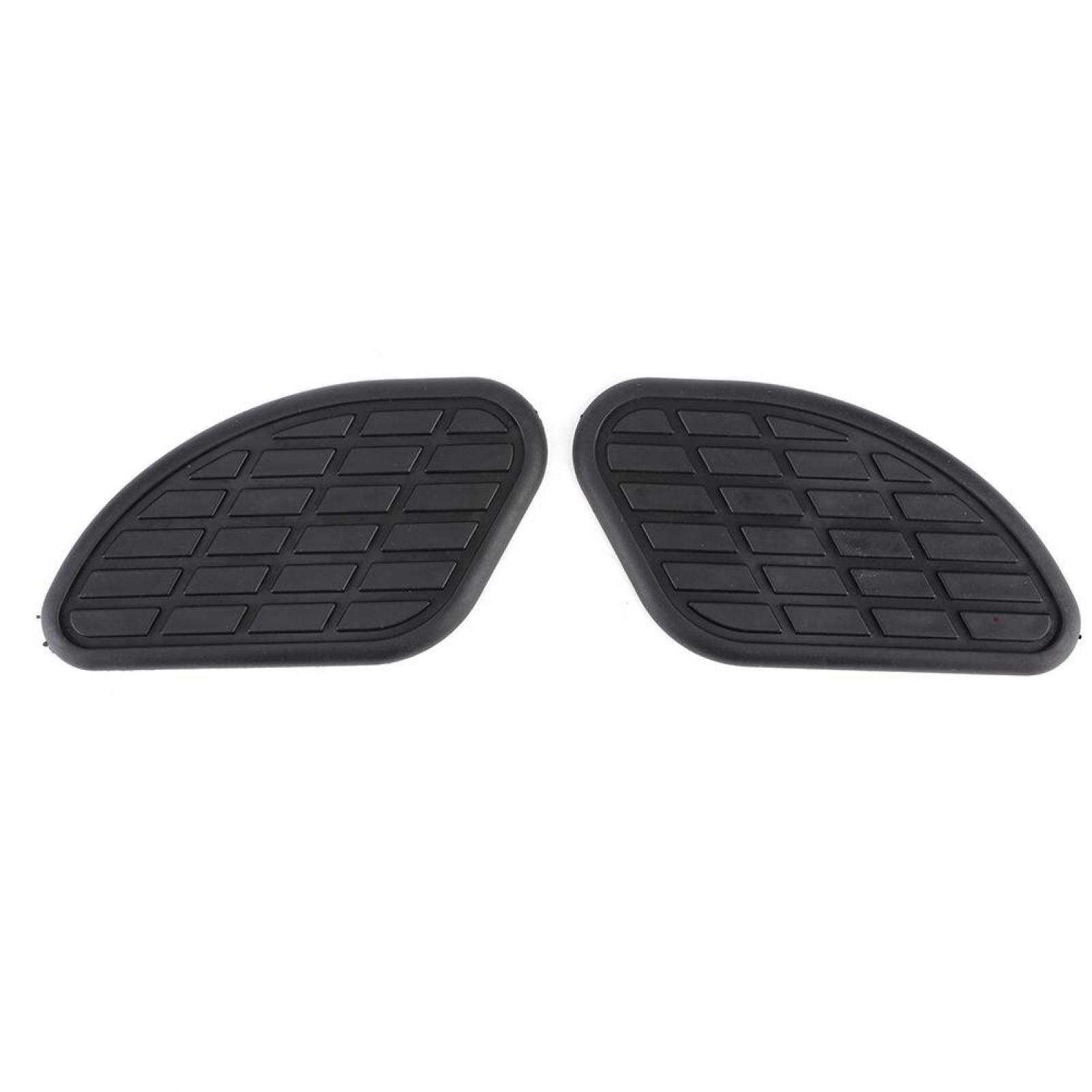 Motorrad Tank Pad Kraftstofftankschutz Vintage Modified for Rubber(black) von Bediffer