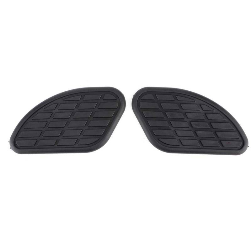 Motorrad Tank Pad Kraftstofftankschutz Vintage Modified Durable Rubber(black) von Bediffer