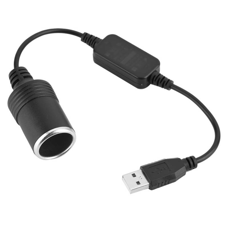 USB-Port zu 12V Zigarettenanzünderbuchse Buchse Konverter Adapterkabel Autostecker Adapter, Kommunikation und Peripherie von Bediffer