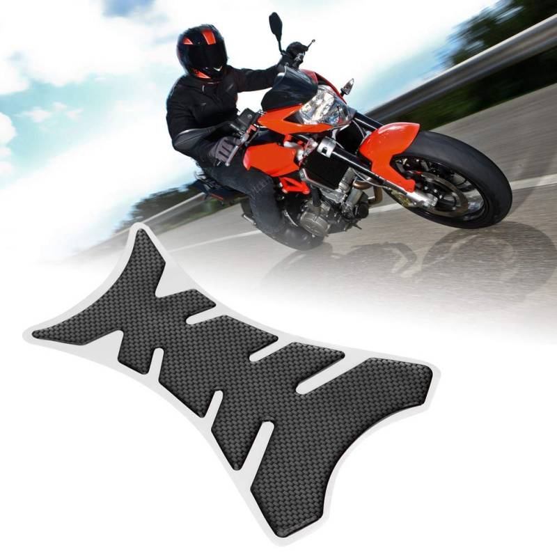 Universal Motorcycle Tank Pad Protector Motorrad Gas Heizöl Tank Pad Aufkleber Protector Tank Traction Pads, Fahrzeuginnenraum von Bediffer