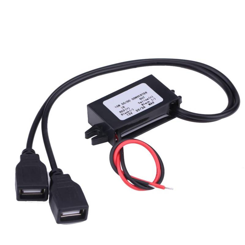 Universelles Dual USB Ladeadapter Konvertermodul das Aufladen von Auto Motorradtelefonen 3A DC 12V bis DC 5V von Bediffer