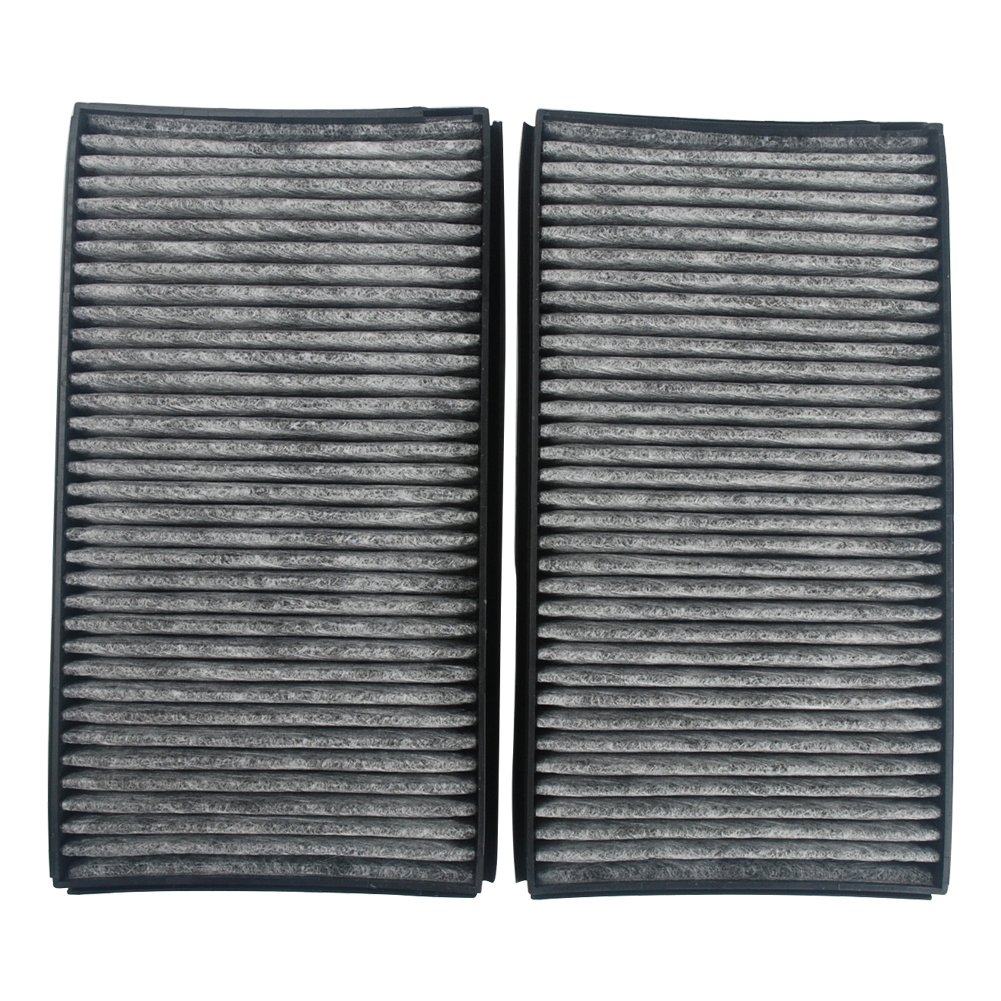 Beehive Filter 1 Pair Set Carbon Style Cabin Air Filters Replacement Part# 64316935823 64 31 6 935 823 (CUK 3139) for E60 E60 E61 E63 5 & 6 Series(Pack of 2) von Beehive Filter