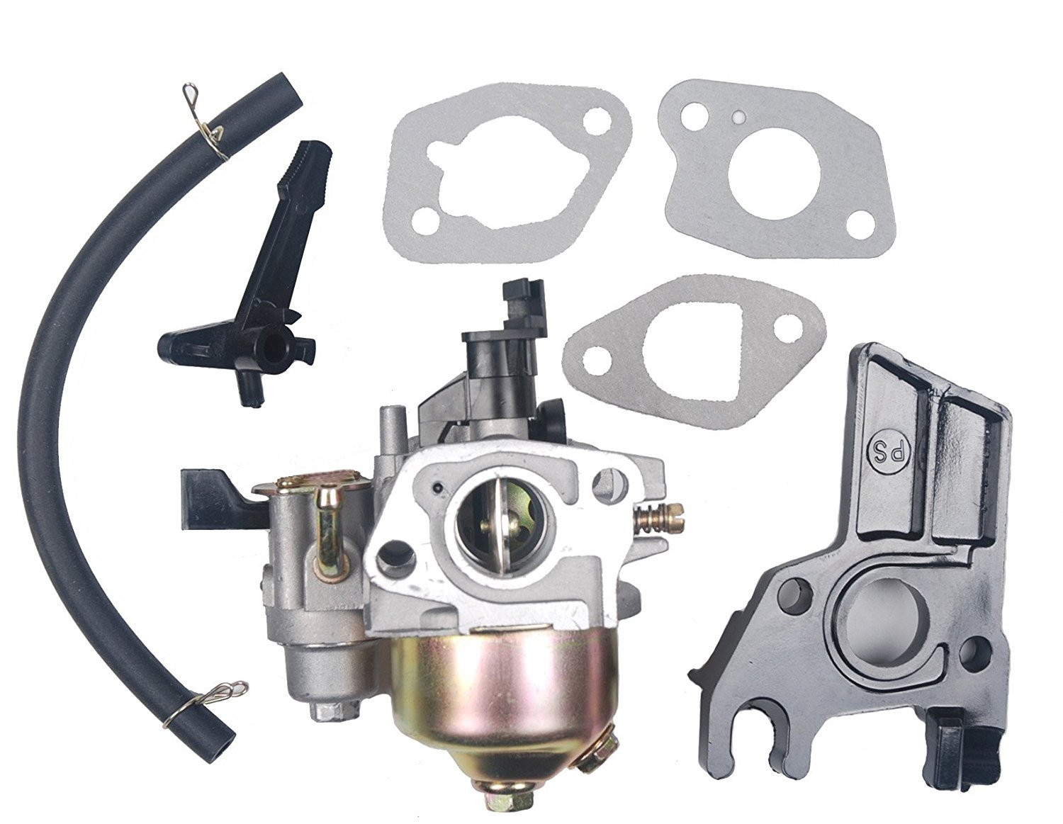 Carkio Ersatzvergaser + Ansaugstutzen + Dichtungen Compatible with Honda GX160 5,5 PS Gx200 6,5 PS Generator Wasserpumpe, chinesische Maschine Carkio Ersatzvergaser + Ansaugstutzen + Dichtungen Compatible with Honda GX160 5,5 PS Gx200 6,5 PS Generator Wasserpumpe, chinesische Maschine von Carkio