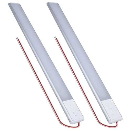 2 Stück Led Lampen Wohnmobil, 12V Led Lampe Wohnmobil mit Schalter, Dimmbar Wohnmobilbeleuchtung Led Leiste, Auto Dach Beleuchtung Lampe für Wohnwagen Camper LKW 2 Stück Led Lampen Wohnmobil, 12V Led Lampe Wohnmobil mit Schalter, Dimmbar Wohnmobilbeleuchtung Led Leiste, Auto Dach Beleuchtung Lampe für Wohnwagen Camper LKW von Behogan