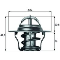 Thermostat, Kühlmittel BEHR TX 4 87D von Behr