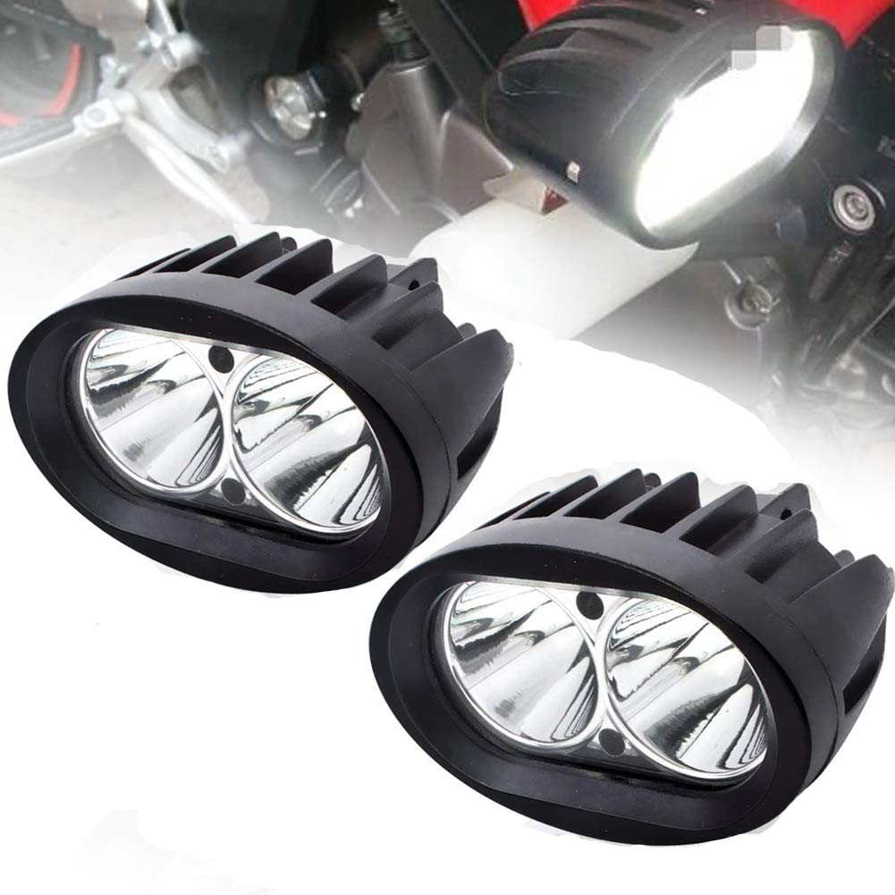 BeiLan 2Pcs Zusatzscheinwerfer Motorrad LED,Scheinwerfer Motorrad,Nebelscheinwerfer Motorrad Schwarz,LED Arbeitsscheinwerfer,Spotlicht Lampe 12V 24V 20W 1800LM Cree 6500K BeiLan 2Pcs Zusatzscheinwerfer Motorrad LED,Scheinwerfer Motorrad,Nebelscheinwerfer Motorrad Schwarz,LED Arbeitsscheinwerfer,Spotlicht Lampe 12V 24V 20W 1800LM Cree 6500K von BeiLan