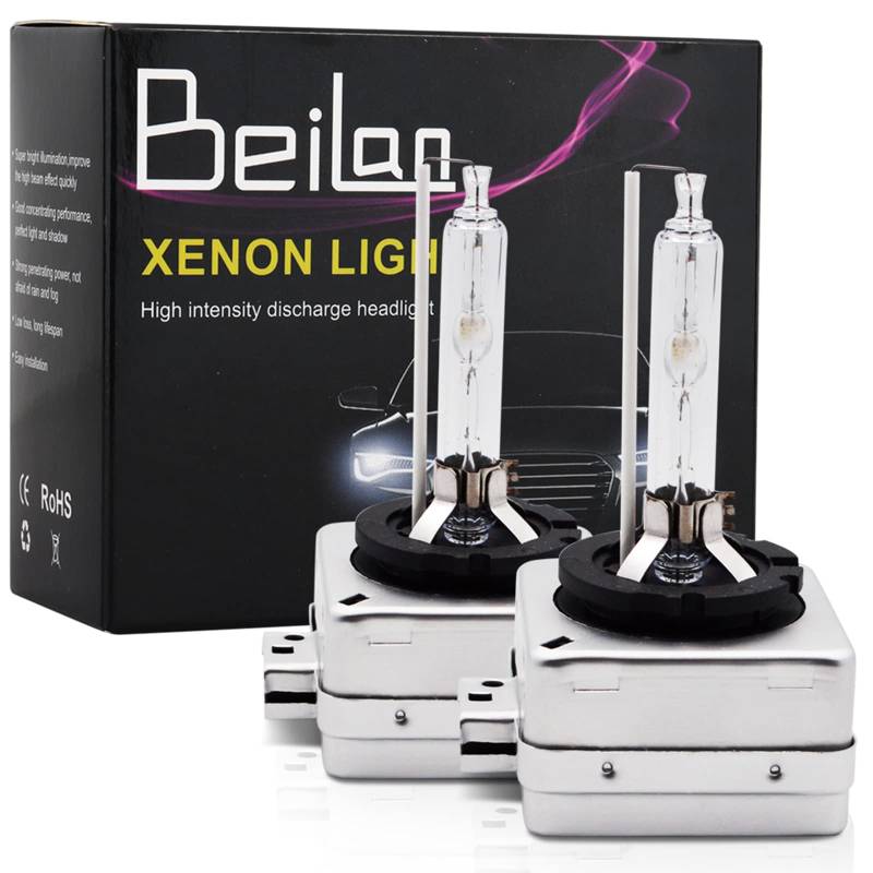 BeiLan D1S 6000K Xenon Brenner - Hid Xenon Scheinwerferlampe 12V 35W(2 Lampen) von BeiLan