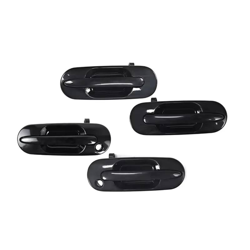 Für CR-V Für CRV 1997 1998 1999 2000 2001 Linke Und Rechte Teile Schwarz 4-teiliger Auto-Außentürgriff Vorne Und Hinten Außensatz Türaußengriffe Fahrzeuge von BeiZhengbhD