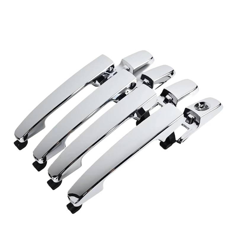 Für Ford Für Focus 2008 2009 2010 2011 8S4Z-5422404-AA 4-teiliger Auto-Außentürgriff Vorne Hinten Links Rechts Türaußengriffe Fahrzeuge(Chrome) von BeiZhengbhD