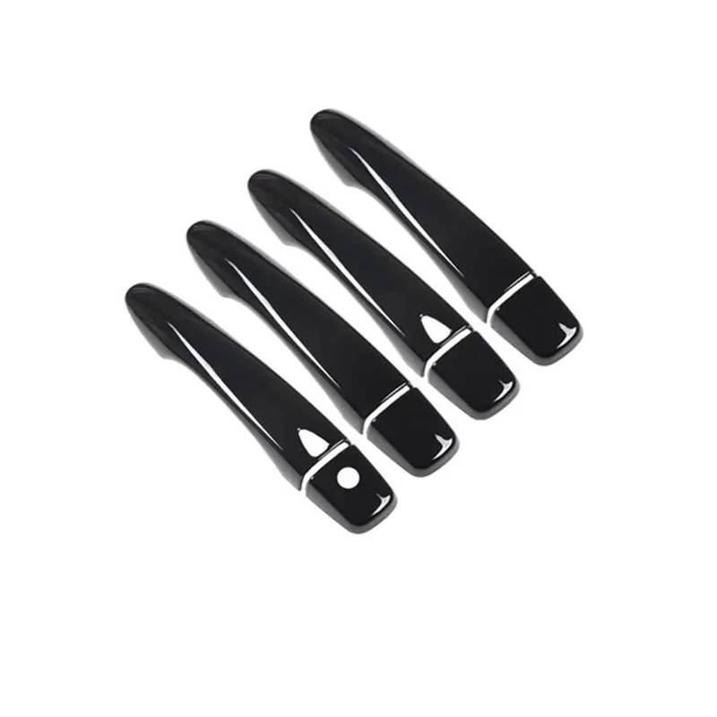 Für Nissan Für Altima 20013 2014 2015 2016 2017 2018 Auto Carbon Fiber Style Schwarz Außentürgriff Formabdeckung Zieraufkleber Dekor Zubehör Türaußengriffe Fahrzeuge(Black) von BeiZhengbhD