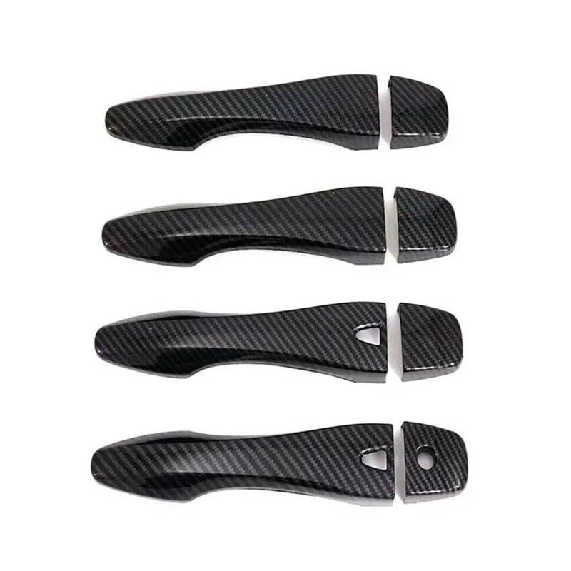 Für Nissan Für Altima 20013 2014 2015 2016 2017 2018 Auto Carbon Fiber Style Schwarz Außentürgriff Formabdeckung Zieraufkleber Dekor Zubehör Türaußengriffe Fahrzeuge(Carbon) von BeiZhengbhD