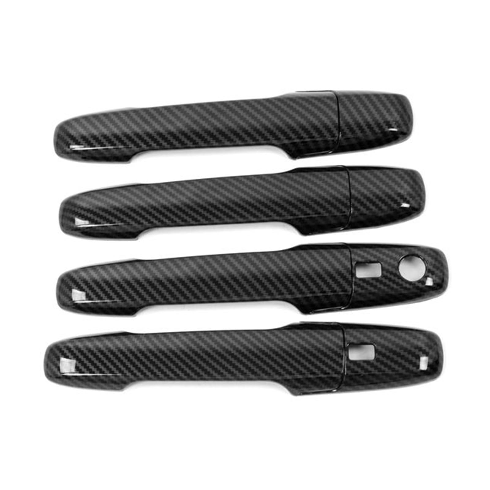 Für Toyota Für Avanza Für Premio Für Eloz Für Cross 2022+ Chrom-Türgriffabdeckung, Zierleiste, Dekoraufkleber, Außenzubehör Türaußengriffe Fahrzeuge(Carbon Fiber Pattern) von BeiZhengbhD