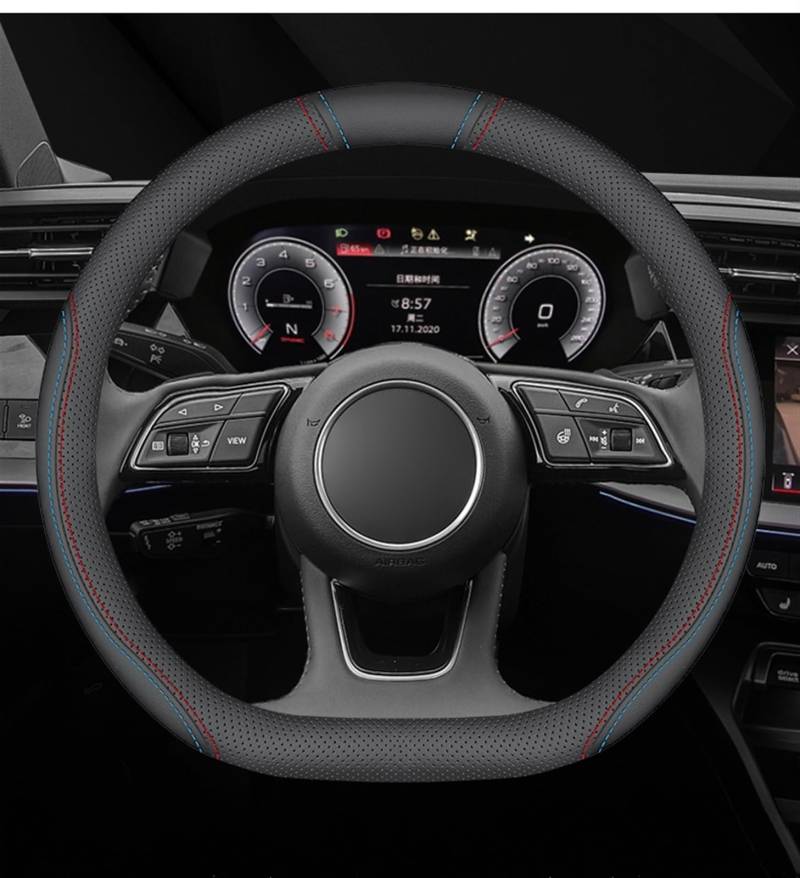Lenkradhülle Für Exceed Für TX Für VX Für TXL Für LX 38 cm Auto Lenkrad Abdeckung Auto Zubehör Lenkrad Schutz Auto Rad Abdeckung Lenkrad Abdeckung (Size : Dtwo Lines) von BeiZhengbhD