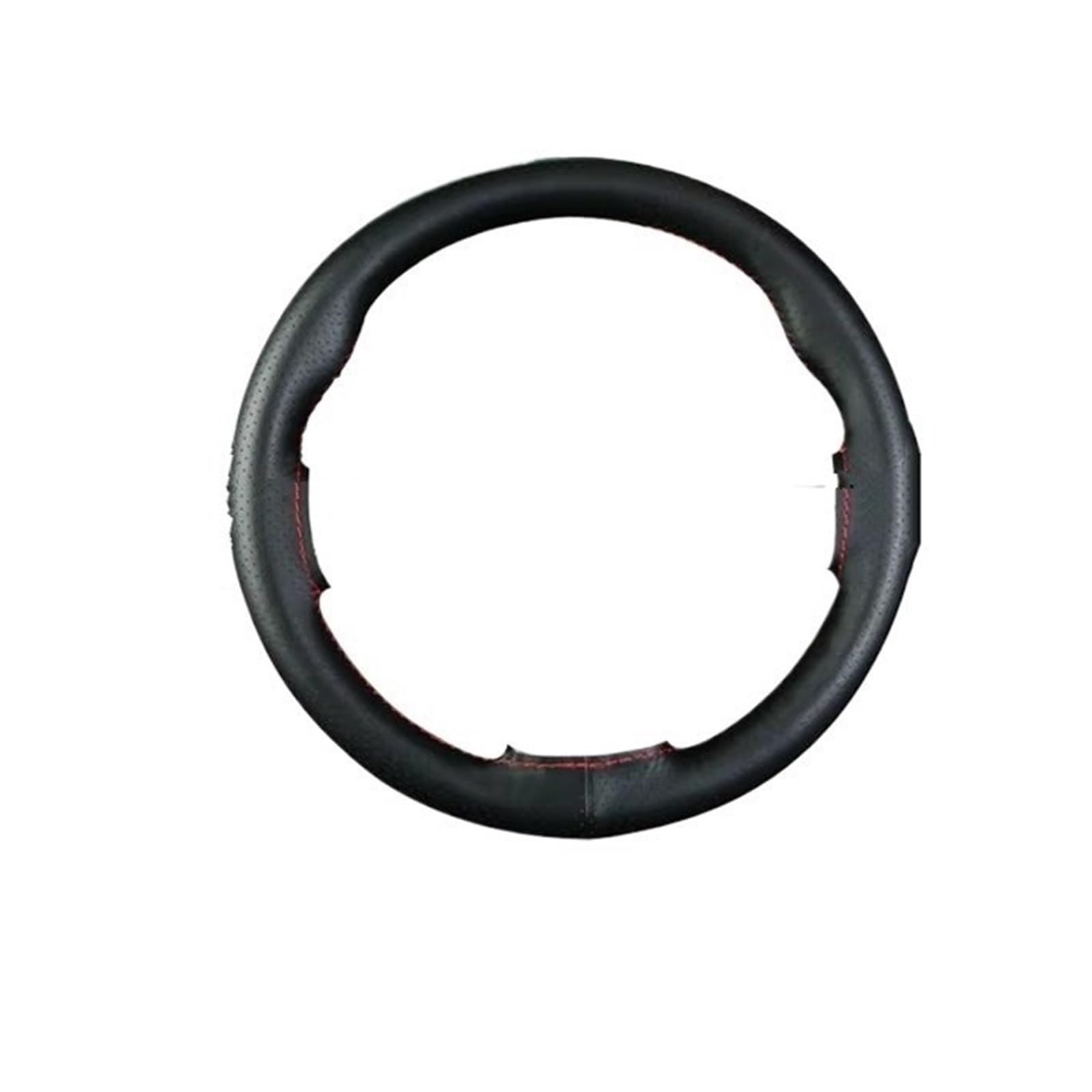 Lenkradschutz Autozubehör 42CM 45CM 47CM 50CM Mikrofaser Leder Weiche rutschfeste DIY Extra Große Auto Lenkrad Zopf Abdeckung(A-47CM-Black Thread) von BeiZhengbhD