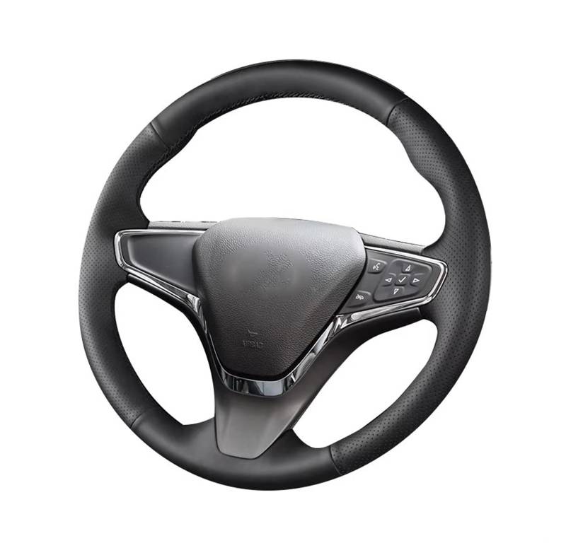 Lenkradschutz Autozubehör Für Chevrolet Für Malibu Für XL 2016 2017 Für Equinox 2017 Handgenähte Lenkradabdeckung Aus Geflochtenem Auto-Lenkrad(Classic BUGL) von BeiZhengbhD