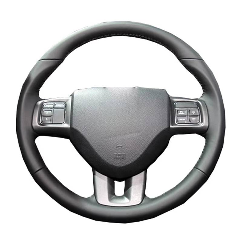 Lenkradschutz Autozubehör Für Dodge Für Dart 2013 2014 2015 2016 Auto-Lenkradabdeckung Handnähen Nähen Innenzubehör Schutz(Blue Thread) von BeiZhengbhD
