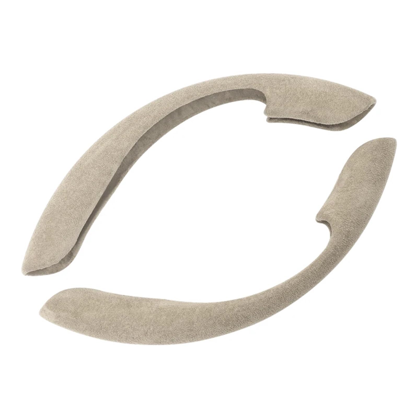 Lenkradschutz Autozubehör Für Dodge Für Viper Für Interpid Für Stealth Für Spirit Für Shadow Für Neon Wildleder Leder Auto Lenkradbezug(Beige) von BeiZhengbhD