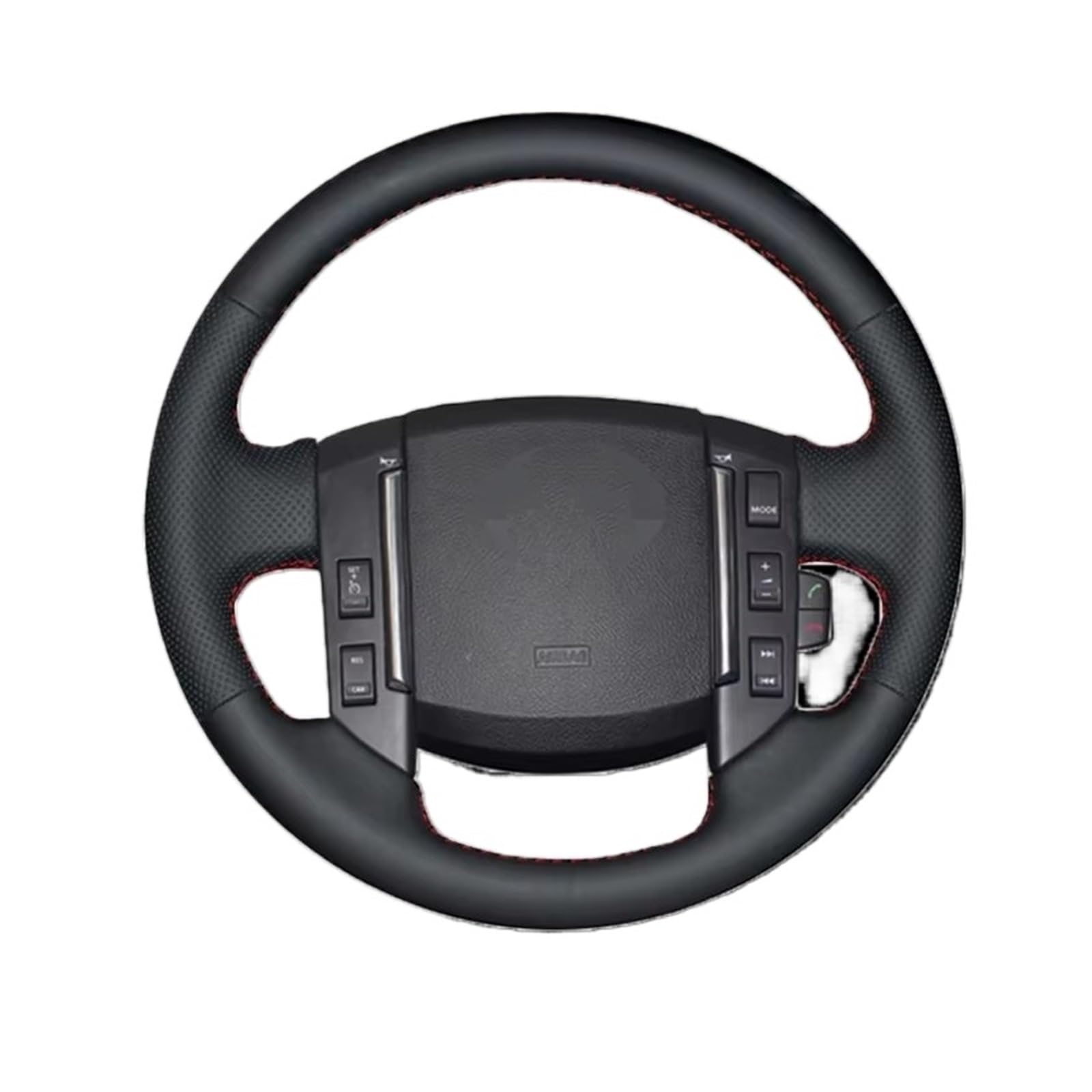 Lenkradschutz Autozubehör Für Land Für Rover Für Freelander 2 2007 2008 2009 2010 2011 2012 Handgenähte Lenkradabdeckung Aus Geflochtenem Auto-Lenkrad(Classic BUAL) von BeiZhengbhD