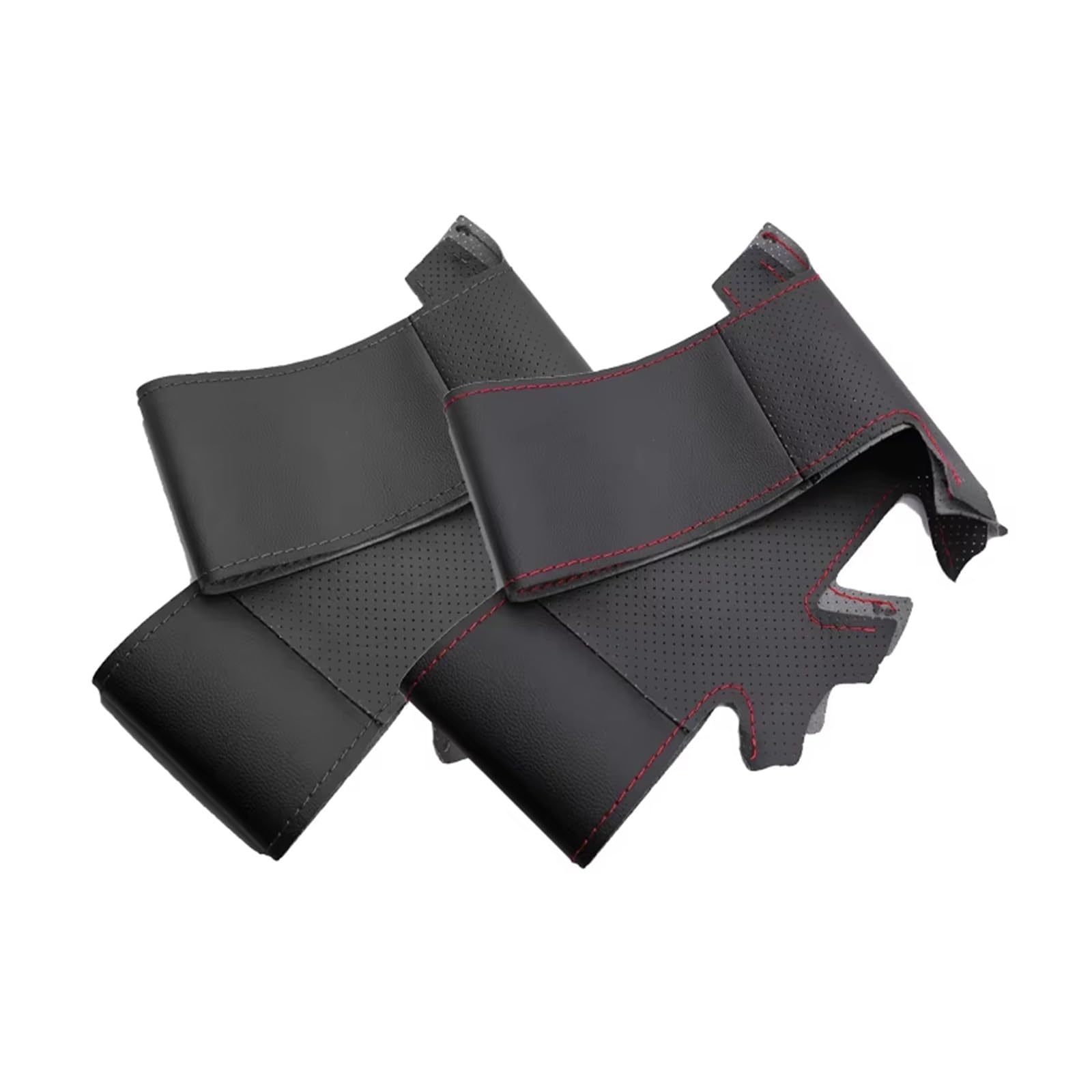 Lenkradschutz Autozubehör Für Mini Für Coupé 2001-2006 Für Cabrio 2004-2008 Für Mini Für R50 Für R53 Für R60 Geflochtene Lederabdeckung Für Das Autolenkrad(Type A Grey line) von BeiZhengbhD