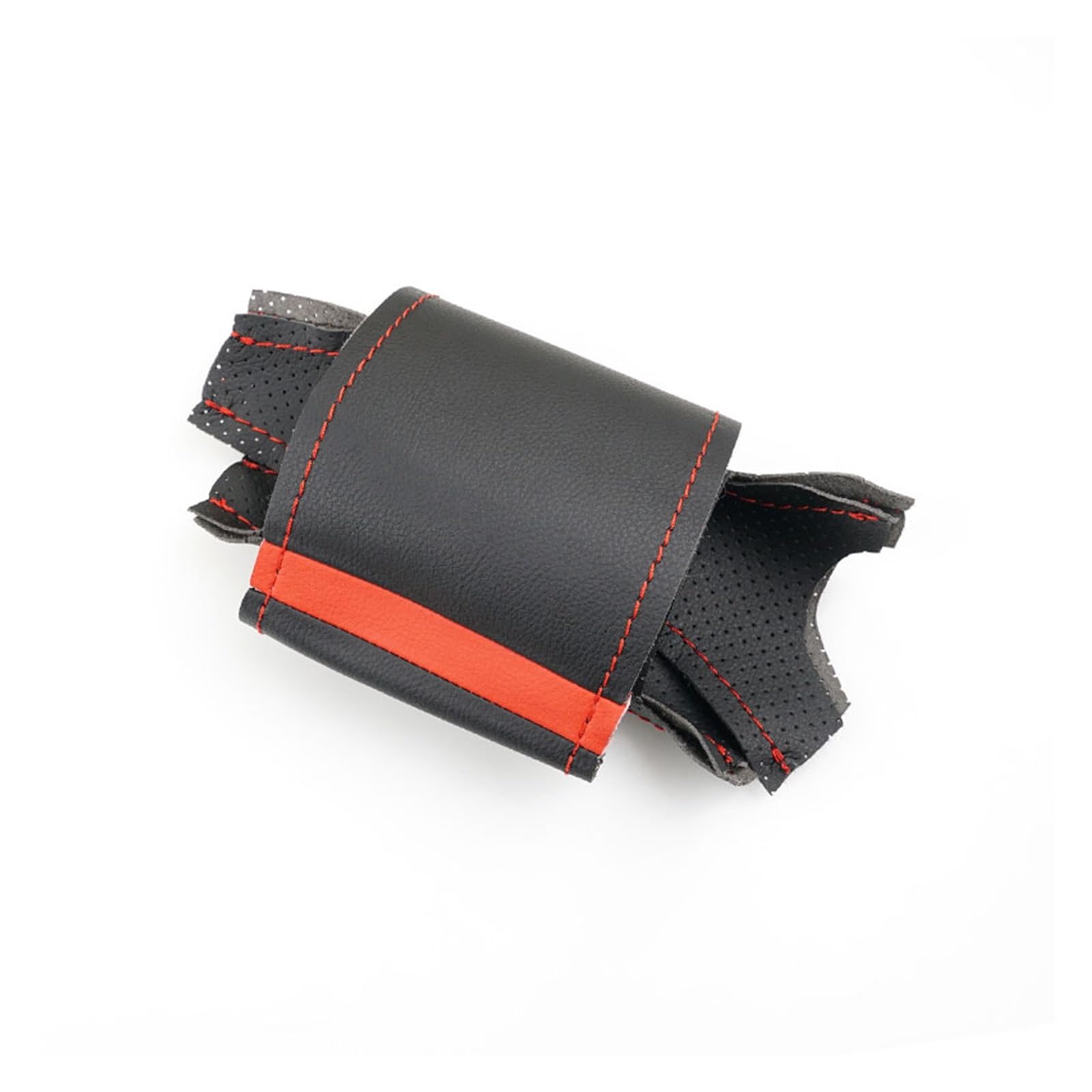 Lenkradschutz Autozubehör Für Nissan Für Almera Für X-Trail Für Primera 2001-2007 Für Terrano 2 Pathfinder Paladin Autolenkradabdeckung(Red line-Red) von BeiZhengbhD