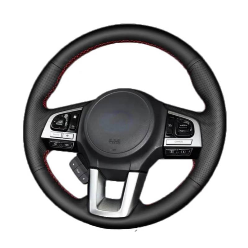 Lenkradschutz Autozubehör Für Subaru Für Legacy Für XV 2015-2017 Für Outback 2014-2017 Für Forester 2015-2018 Handgenähte Autolenkradabdeckung(Classic RDGL) von BeiZhengbhD