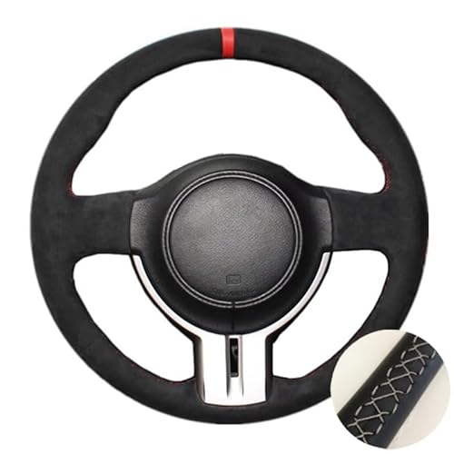 Lenkradschutz Autozubehör Für Toyota 86 Hand Nähen Braid Wildleder Auto Lenkrad Abdeckung(Style 1) von BeiZhengbhD