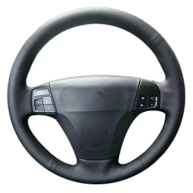 Lenkradschutz Autozubehör Für Volvo Für S40 2004-2012 Für V50 2005-2011 Für C30 2010-2013 Handgenähte Lenkradabdeckung Aus Geflochtenem Autolenkrad(Classic TCAL) von BeiZhengbhD