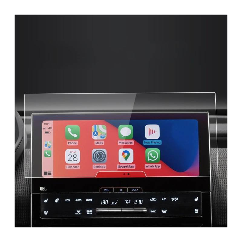 Navigation Schutzfolie Für Toyota Für BZ4X 2022 Auto GPS Konsole Dashboard Gehärtetem Glas Schutz Film Navigator Schutz Screen Protector Film GPS Displayschutzfolie(22 HD) von BeiZhengbhD