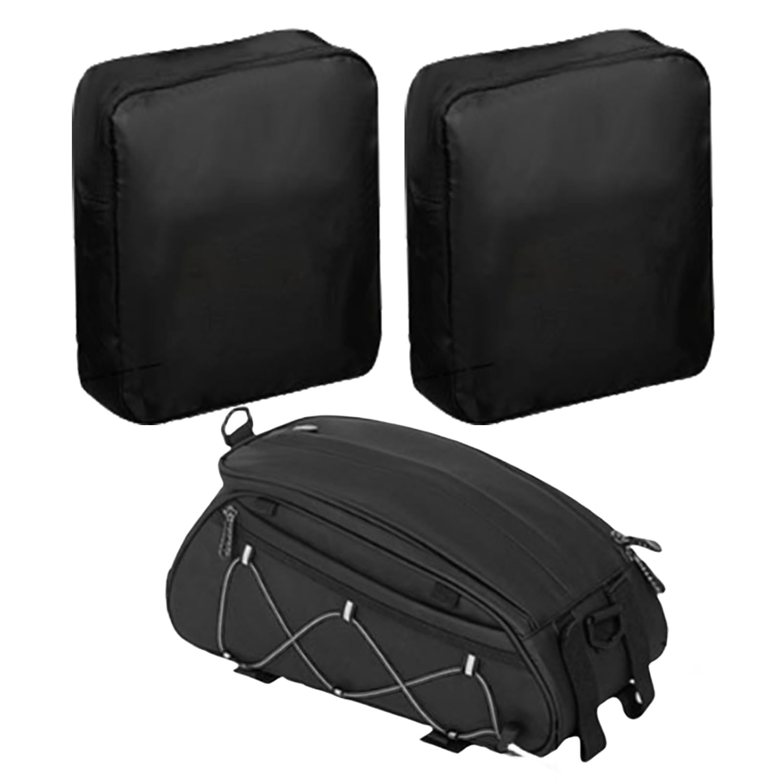 Beimus 1 Set Fahrradtaschen, Gepäckträgertasche, große Kapazität, Fahrradaufbewahrung, Radfahren Beimus 1 Set Fahrradtaschen, Gepäckträgertasche, große Kapazität, Fahrradaufbewahrung, Radfahren von Beimus