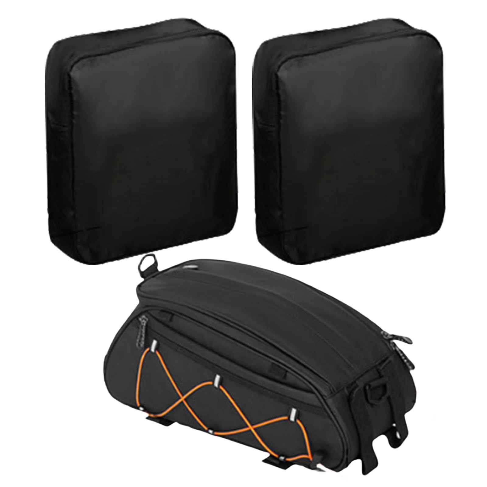 Beimus 1 Set Fahrradtaschen, Gepäckträgertasche, große Kapazität, Fahrradaufbewahrung, Radfahren Beimus 1 Set Fahrradtaschen, Gepäckträgertasche, große Kapazität, Fahrradaufbewahrung, Radfahren von Beimus
