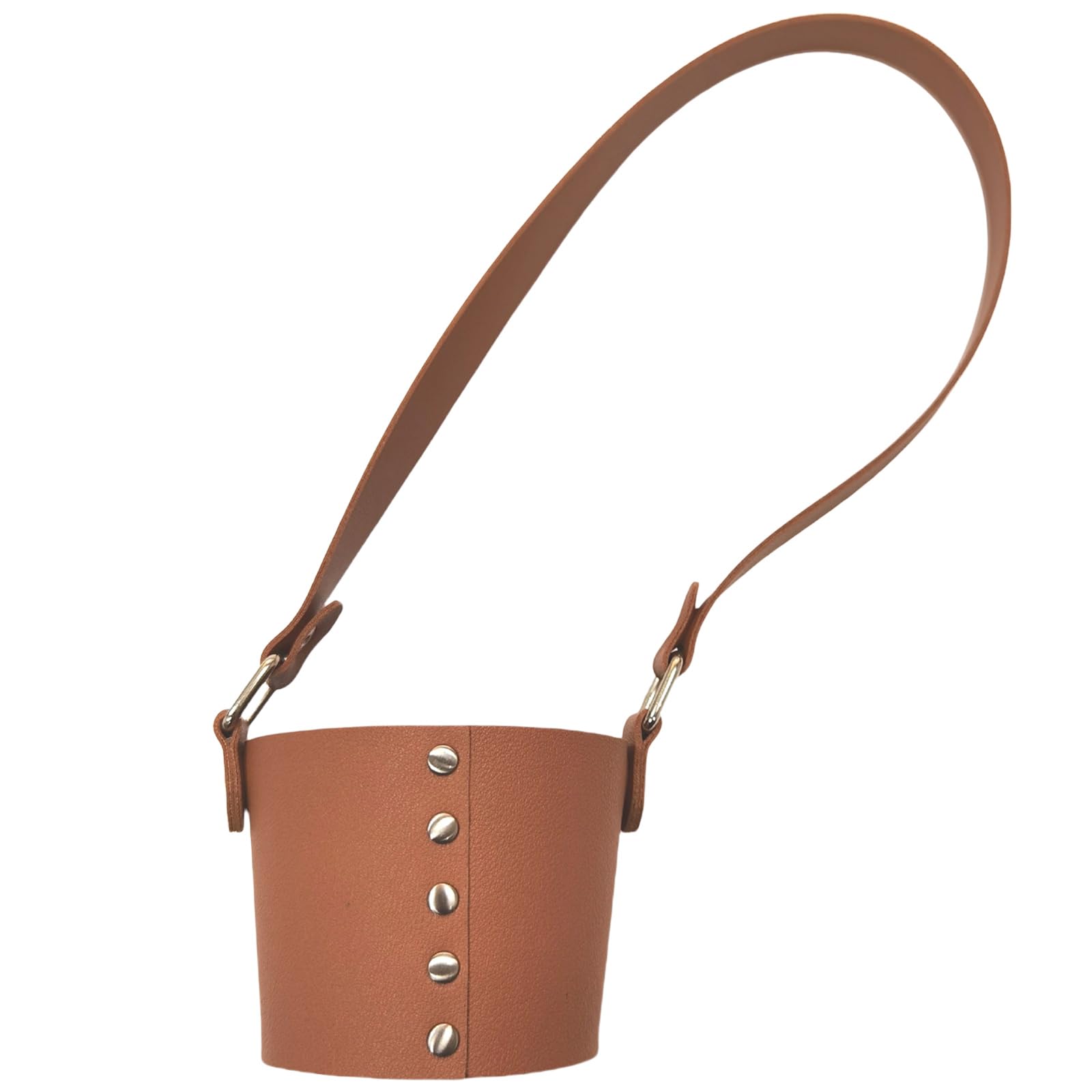 Beimus Leder-Handbecherhülle, tragbar, Getränkehalter, Kaffeehalter mit Griff, einfach Beimus Leder-Handbecherhülle, tragbar, Getränkehalter, Kaffeehalter mit Griff, einfach von Beimus