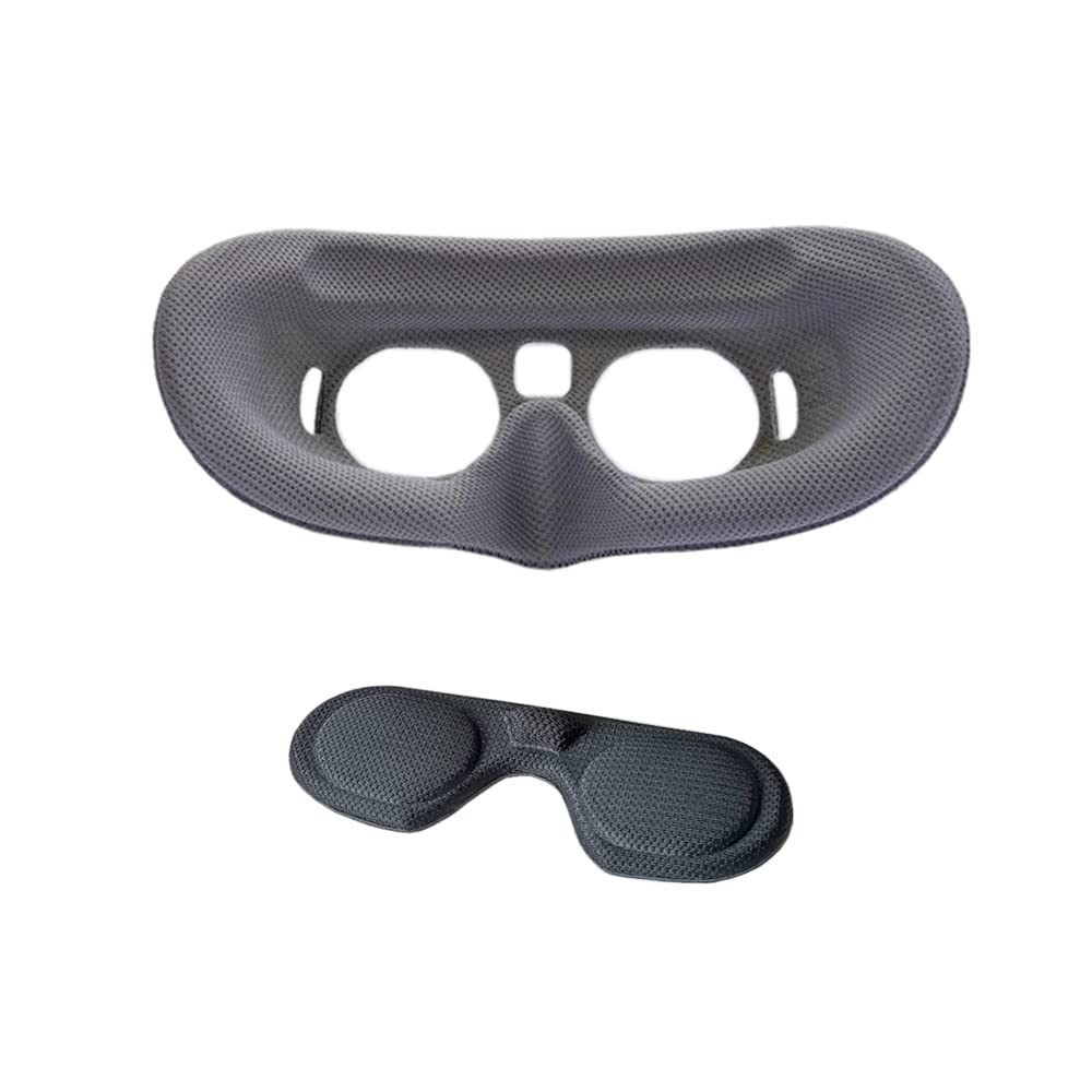 BeisDirect Drone Goggles 2 Zubehör, Schaumstoff Pad Schwamm Komfortable Augenmaske für DJI AVATA Goggles 2 Brillen Masken Pad Zubehör (Grau+Schutzhülle) von BeisDirect