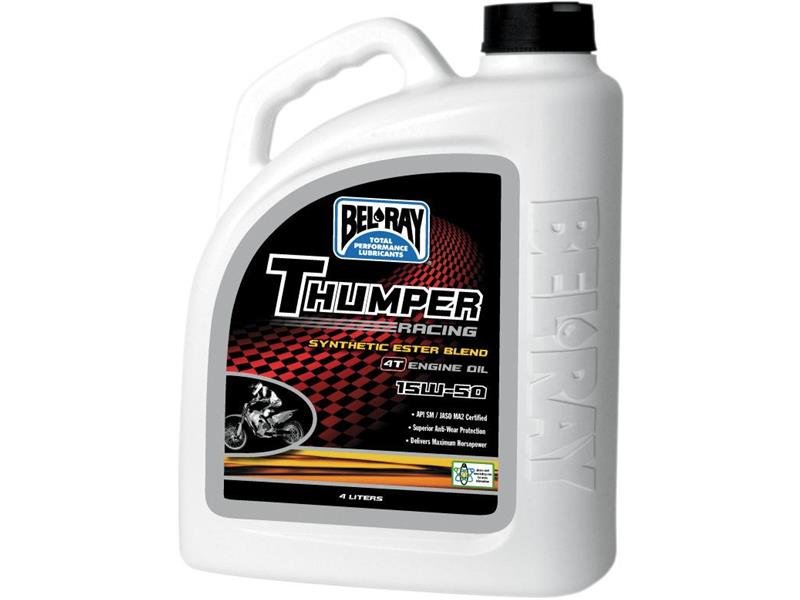 BEL-RAY Oil Thumper Blend 4T 15W-50 4L (13,06 € per 1 l) von Bel-Ray