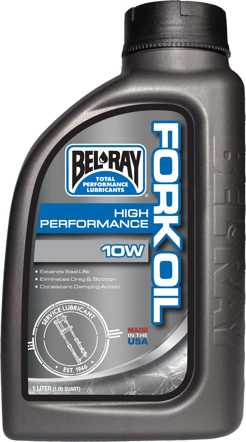 Bel-Ray High Performance 30W Gabelöl 1 Liter für Motorradgabeln (Kartusche und 2-Kammer Systeme), 2 Pfund von Bel-Ray