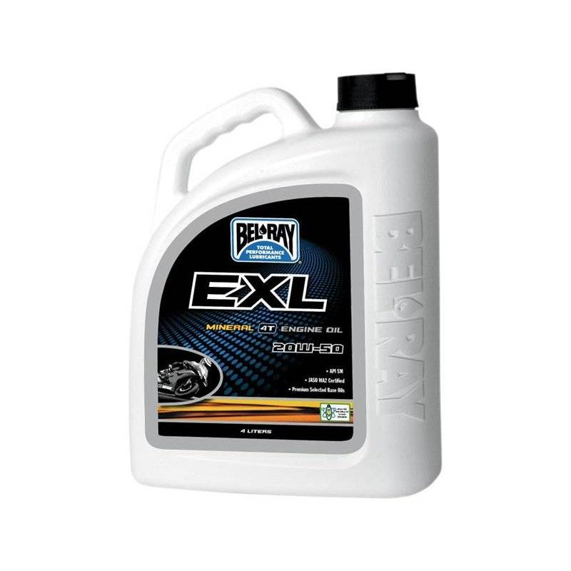 Bel Ray Öl Exl Mineral 4T 20W-50 4L (11,16 € pro 1 l) von Bel-Ray