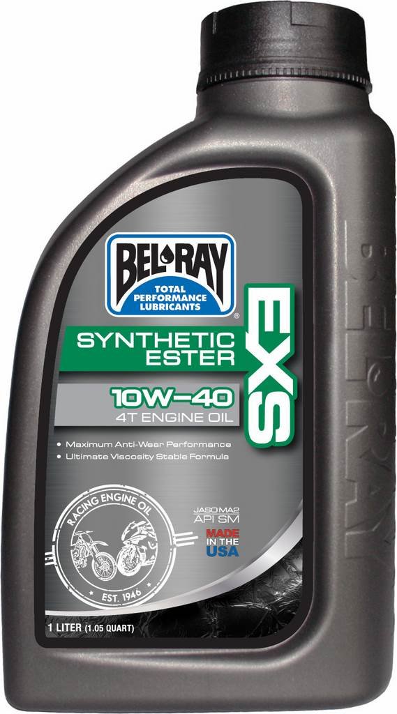 Flasche Motoröl 1L Bel-Ray 4T EXS Full Synthetic Ester 10W-40 Flasche Motoröl 1L Bel-Ray 4T EXS Full Synthetic Ester 10W-40 von Bel-Ray