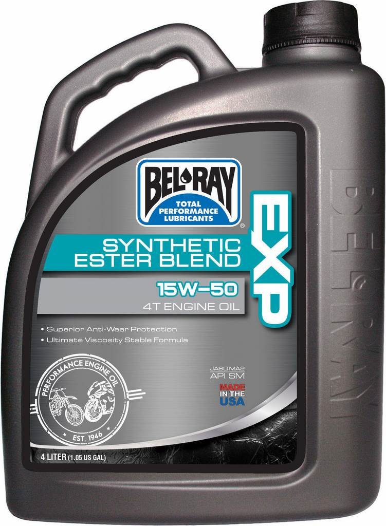 Kanne Motoröl Bel-Ray 4L 4T EXP Synthetic Ester Blend 15W50 von Bel-Ray