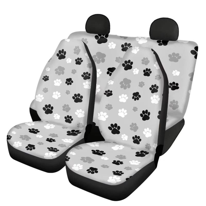 Belidome Autositzbezüge für Hundepfoten, komplettes Set, 4 Stück von Belidome